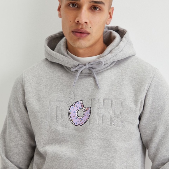 NWT Adidas x Simpsons Donut DOH Hoodie Sweatshirt - Picture 3 of 5